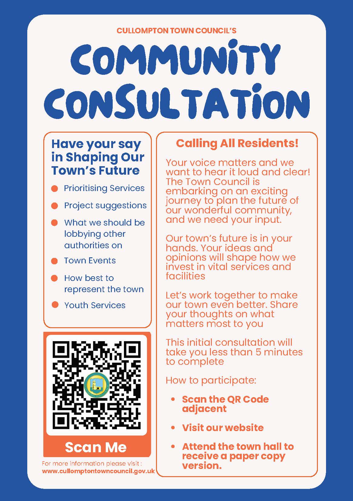 Cullompton Town Council Community Consultation